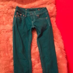 Women’s colored skinny miss me jeans
